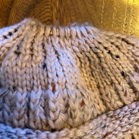 C.C. Pink Knitted Ponytail Hat - Picture 3 of 9